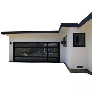 <span class=keywords><strong>Porte</strong></span> de <span class=keywords><strong>garage</strong></span> pliable <span class=keywords><strong>Hormann</strong></span> au design moderne noir miroir avec <span class=keywords><strong>porte</strong></span> de <span class=keywords><strong>garage</strong></span> réfléchissante en verre trempé - Product Image 3