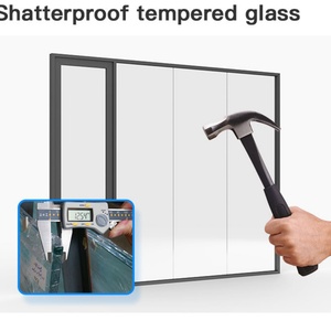 Cloison de bureau coulissante et pliante insonorisée au design moderne, séparateur en verre mobile pour les lycées, les hôpitaux et les gymnases - Product Image 6