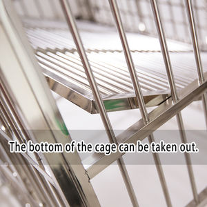 OEM tasarım paslanmaz çelik dayanıklı <span class=keywords><strong>xxl</strong></span> büyük çift katmanlar köpek kafesi tekerlek - Product Image 3