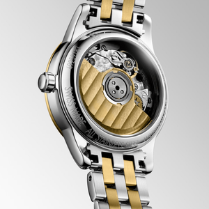 Montre-bracelet automatique mécanique pour femme avec index diamantés, affichage de la date et fond squelette, style habillé - Product Image 4