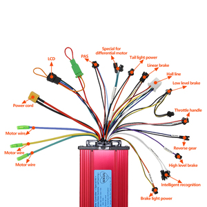Controlador inteligente de modo dual sin escobillas de 36V 48V 60V 72V 800W 1000W 1500W 26A 30A 33A para piezas de patinete eléctrico y bicicleta eléctrica - Product Image 5