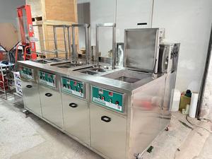 Nouvelle machine de nettoyage à ultrasons électrique industrielle multi-bacs semi-automatique avec système de levage pour le nettoyage des filtres DPF - Product Image 4