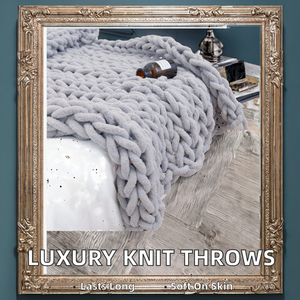 ผ้าห่มไหมพรมเชนิลล์สีม่วงสั่งทำพิเศษ ขนาดคิงไซส์ ลายถักนูนแบบหนา พร้อมลายพิมพ์ ให้ความรู้สึกสบาย - Product Image 2