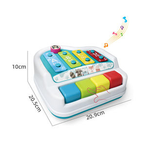 Bébé <span class=keywords><strong>Musique</strong></span> Éclairer Éducatif En Plastique Piano <span class=keywords><strong>Xylophone</strong></span> Jouet avec des Tons Clairs Sécurité Musicale Amusement pour Bébés 6-24M - Product Image 2