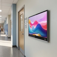 Tablet LCD Android Layar Sentuh 21,5 inci 1080p Baru, Papan Tanda Digital, Poster, Layar Iklan Komersial, Papan Nama Elektronik