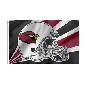 NFL Hot Sell Promotional Product Arizona Cardinals Flags 3x5 Ft 100% Polyester Super Bowl Custom Arizona Cardinals Flags