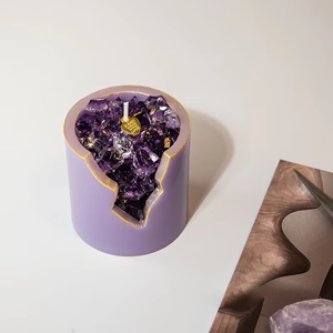 La mejor vela perfumada en relieve para regalo personalizada para el hogar, Spa, velas relajantes, vacaciones, vela perfumada de cristal de cera de soja Natural - Product Image 2