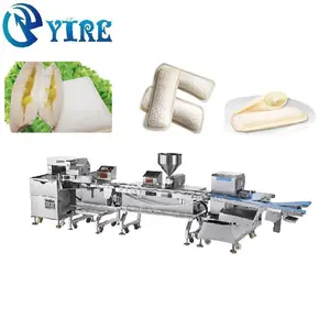 China Factory Automatic Triangle Bread Cutter Cream Filling or Sandwich Bread Production Line Baking Equipment