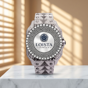 Montre en diamant moissanite de haute qualité pour mariages, fêtes et occasions spéciales, disponible à prix abordable LOISTA JEWELS - Product Image 1