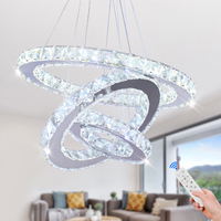 Lustre décoratif élégant et moderne, luminaires suspendus en cristal K9, boule de luxe, LED décorative moderne pour la maison