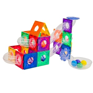70 Uds. De azulejos magnéticos de mármol, juego de juguetes magnéticos coloridos, bloques de construcción de plástico seguros para niños - Product Image 5