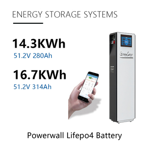 Batería de Litio-Ferrofosfato (LiFePO4) para Almacenamiento de Energía Solar Doméstica, Vertical, 51.2V, 15Kwh, 280Ah - Product Image 6