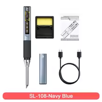 Fer à souder ANENG SL108 96W, charge rapide Type-C, écran OLED, portable, pointe T12, affichage numérique