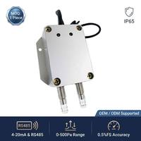 Capteur de pression du vent en gros 4-20mA haute précision Pa KPa MPa multi-gamme 0-500Pa certifié CE protection IP65 aluminium