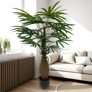 Palmier artificiel <span class=keywords><strong>Dypsis</strong></span> Lutescens en gros, simulation de palmier tropical <span class=keywords><strong>Areca</strong></span> pour la décoration extérieure, les fêtes et l'aménagement paysager - Product Image 4
