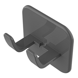 Multifunctional Wall <b>Hook</b> Square No Nail Adhesive 500g Load Capacity For <b>Kitchen</b> Wire Organizer - Product Image 2