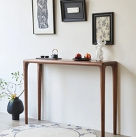 Grande Vente Salon Moderne Rétro Brun Rectangulaire Géométrique Table En Bois Antique