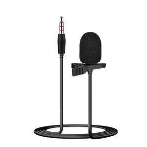 Kin bán buôn của km007 có dây Lavalier Microphone trong các nhà máy Trung Quốc, 3.5 bốn phần điện thoại di động, máy tính, Karaoke Live Bro