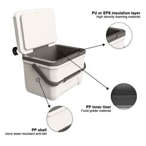 <b>Small</b> Portable Insulated Hard <b>Cooler</b> With Handle High Quality <b>Cooler</b> <b>Box</b> With Hanging Links - Product Image 4