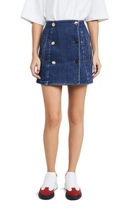 Botón de <span class=keywords><strong>chicas</strong></span> sexy <span class=keywords><strong>mini</strong></span> <span class=keywords><strong>falda</strong></span> de jean - Product Image 6