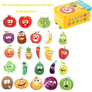 Sáng Tạo Bằng Gỗ Động Vật Trò Chơi Ghép Hình Câu Đố Giáo Dục Đồ Chơi Cho Thời Thơ Ấu Phát Triển Nhận THỨC-Dưới 50 Miếng - Product Image 3