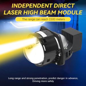 E201 DGLS 120W RHD/LHD 12V 10000LM 6000K ip68 voiture double lentille bi-led projecteur 3.0 pouces bi led projecteur laser - Product Image 4