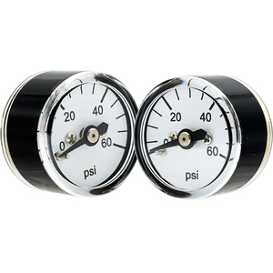 BECO 1 pulgada <span class=keywords><strong>Mini</strong></span> manómetro de aire con caja de plástico ABS, regulador de <span class=keywords><strong>Co2</strong></span> acuario 60psi manómetros - Product Image 5