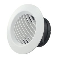 Grille d'aération de retour d'air pour système CVC de 6 pouces, en plastique, pour plafond