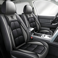 Ensemble de housses de siège de voiture universelles modernes bicolores, personnalisables OEM, en similicuir PU, toutes saisons, export direct usine