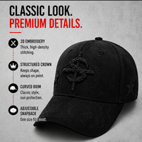 Gorra de Béisbol Estructurada de 5 Paneles de Algodón al por Mayor con Visera Curva, Bordado 3D, Forro de Satén y Cierre Ajustable Snapback