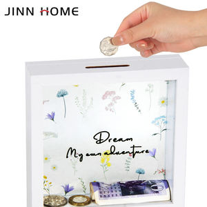 Tirelire en métal personnalisée Jinn Home, en forme de boîte et de pot, cadeau pour enfant, <span class=keywords><strong>d</strong></span>écoration <span class=keywords><strong>d</strong></span>'intérieur et jouet - Product Image 3