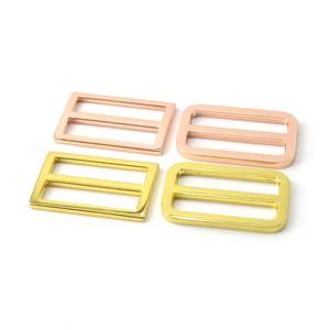 <b>Adjuster</b> Buckle Factory Wholesale Custom Logo Bag <b>Adjuster</b> Metal Bag <b>Strap</b> Buckle For Handbags Nickel Color Metal - Product Image 6