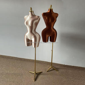 Maniquí de Fibra de Vidrio de Medio Cuerpo con Curvas BBL, Modelo de Lencería Femenina <span class=keywords><strong>Brasileña</strong></span> con Busto Grande, Talla Grande, Caderas para Mujer - Product Image 1