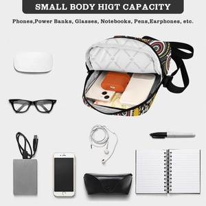 Boho Australian Aboriginal Art Design Mini Messenger Bag Custom Print Nylon Messenger Women Crossbody <b>Shoulder</b> Bag with <b>Strap</b> - Product Image 5