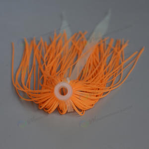 En stock, jupes de leurres de pêche en silicone, jupes parapluie avec attaches, jupes de leurres en caoutchouc pour jigs, à prix abordable - Product Image 3