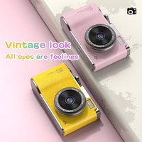 Mini caméra numérique avec écran IPS, caméra instantanée pour enfants, caméra numérique rechargeable pour extérieur, caméscope numérique