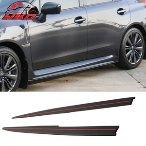 เหมาะสำหรับ Subaru WRX 2015-2021 สเกิร์ตข้างทรง MP สีดำดิบ - Product Image 1