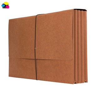 Kích Thước Chữ Mới Phân Loại Bảng Báo Chí Màu Xanh Đậm Thư Mục Tệp Giấy W/ 2 Phân Vùng - Product Image 2