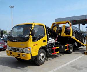 Nouveau camion de dépannage AOMAN fabriqué au Shandong, 4x2/4x4, diesel, boîte manuelle, plateau plat, capacité 3T-5T, norme Euro 3, pour le sauvetage routier - Product Image 4