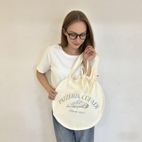 Bolso Tote de Lona Resistente para Mujer, Ecológico, con Certificación CE/ISO, de Gran Venta, Duradero, Mediano, para Compras Diarias, con Cinta Decorativa