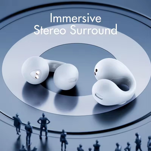 2025 Auriculares Tws Auriculares Ear Clip Bt5.3 Touch Auriculares inalámbricos In-ear Bass Hifi Auriculares deportivos para <span class=keywords><strong>Ambie</strong></span> - Product Image 5