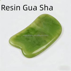Planche de Gua Sha en résine <span class=keywords><strong>LUMI</strong></span> pour le massage du visage et du corps, anti-gonflement, soulagement des tensions musculaires, tous types de peau, spa à domicile, soin quotidien - Product Image 2