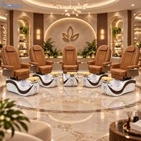 Chaise de pédicure professionnelle, chaise de massage des pieds pour salon de manucure et spa beauté