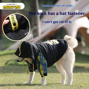 Minions Hai Chân Con Chó Lớn Áo Cho Vàng Retriever Alaska Vật Nuôi Mùa Đông Mùa Thu In Mô Hình Năm Mới Của Con Chó Quần Áo - Product Image 3
