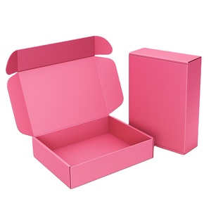 Scatole per Spedizioni Postali in Cartone Rosa Personalizzate all'Ingrosso, Scatole per Spedizioni in Cartone Personalizzate per Abbonamenti - Product Image 3