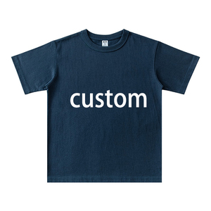 Camiseta de Trabajo Personalizable de 320g, Estilo Retro, Holgada, Cuello Redondo, Algodón Puro, Color Sólido, Manga Corta - Product Image 1