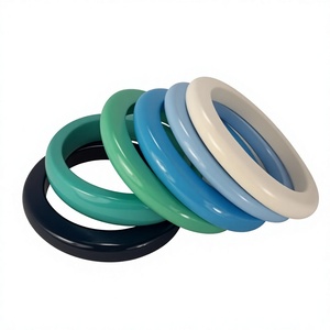 Elegant Handmade <b>Resin</b> Bangle – Artistic Statement Bracelet for Women and Girls with Unique Colors and Modern Design, Perfect - Product Image 1