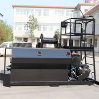 Liquide vert 2000 litres hydroseeding machine hydroseeder pompe pour travaux de construction