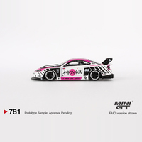 En stock, modèle de voiture RC MIini GT 1/64 Nissan S15 SILVIA LB-Super Silhouette # 781
