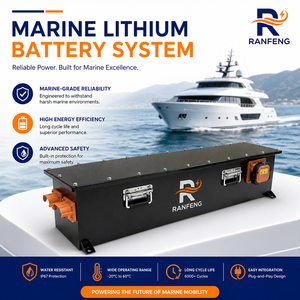 Sistema de Batería de Grado Marino LiFePO4 de 48V 72V 96V 560Ah, IP66, 450A Pico, Ciclo Profundo, Almacenamiento de Energía de Litio - Product Image 1
